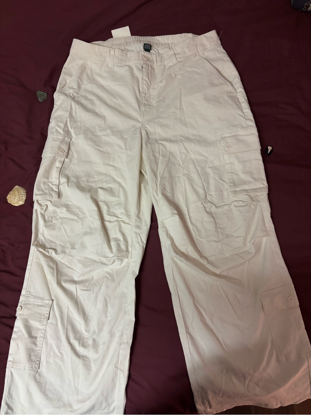 Wild Fable White Cargo Pants